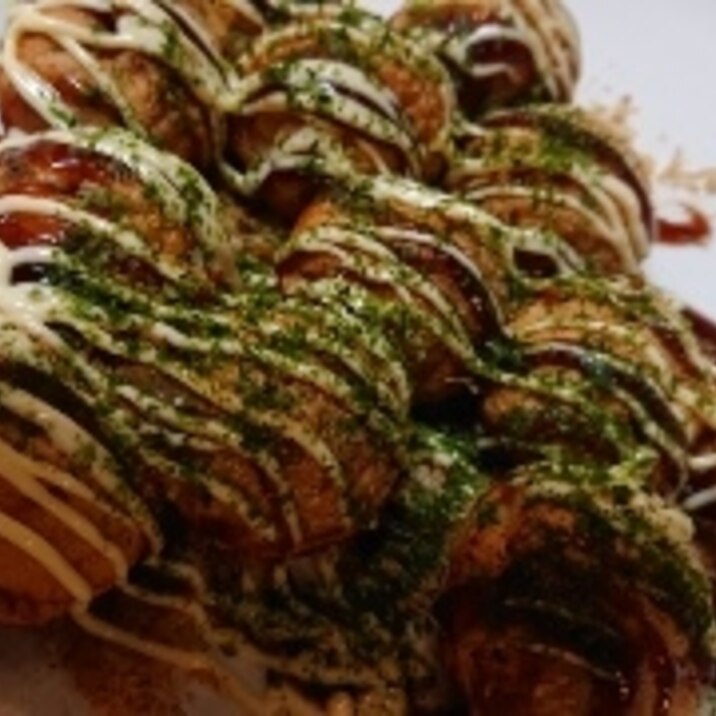 お好み焼き粉でたこ焼き